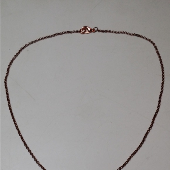 Handmade Copper and Swarovski Crystal Necklace - Picture 3 of 3